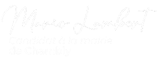 signature Mario Lambert Candidat à la mairie de Chambly